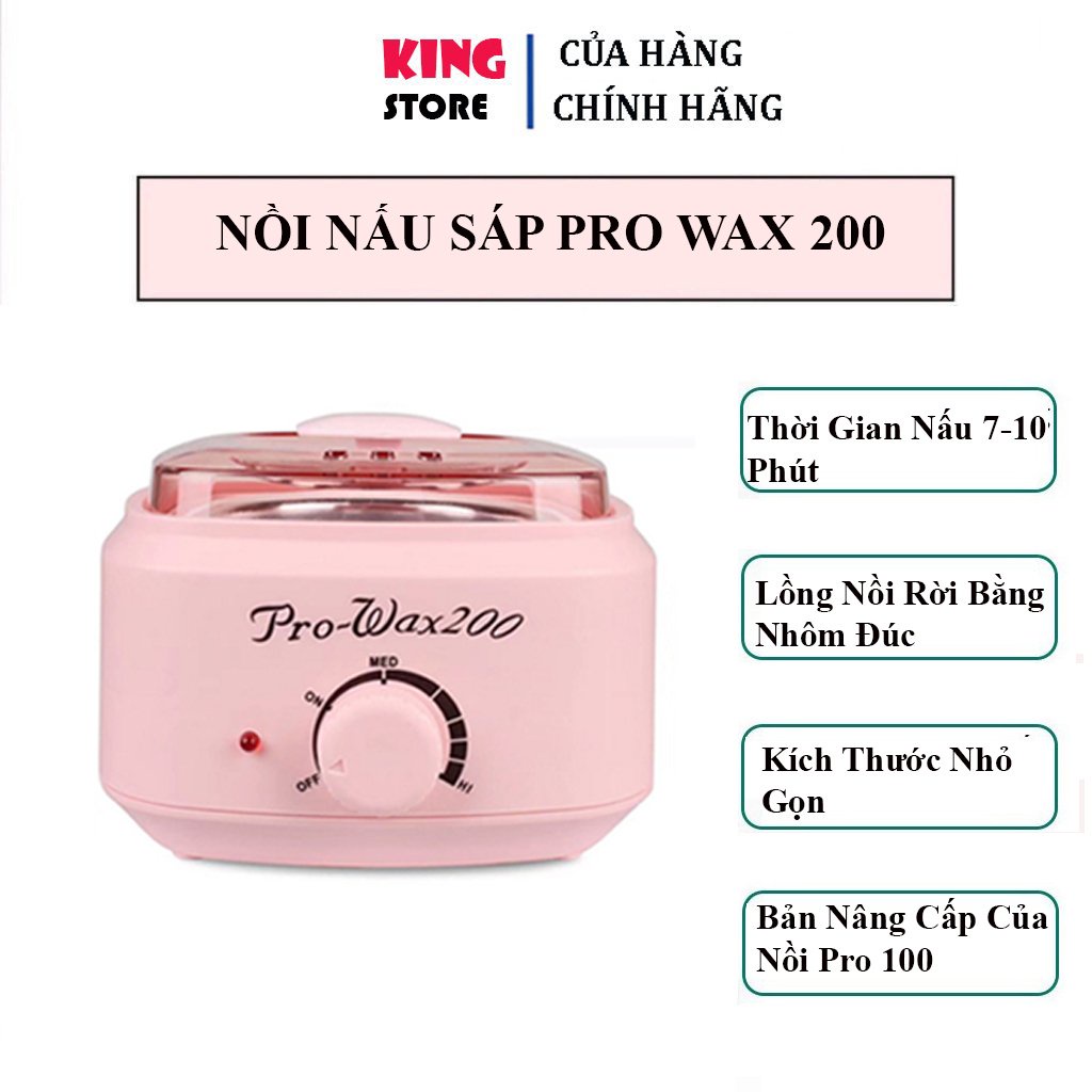 Nồi Nấu Sáp Wax Lông Chuyên Dụng Nâng Cấp Pro 200, Hàng Cao Cấp