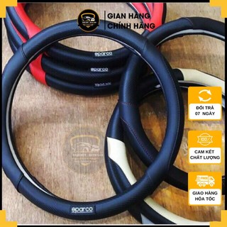Bọc vô lăng sparco - size 38 phù hợp mọi dòng xe - bọc vô lăng spaco carbon dáng thể thao