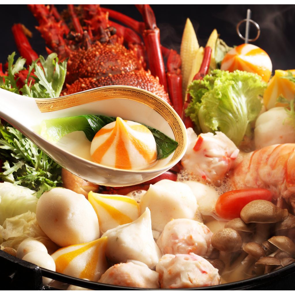 [SHIP HCM] Surimi viên thả lẩu (bánh bao trứng cá nhím) Phú Mark Food 500g