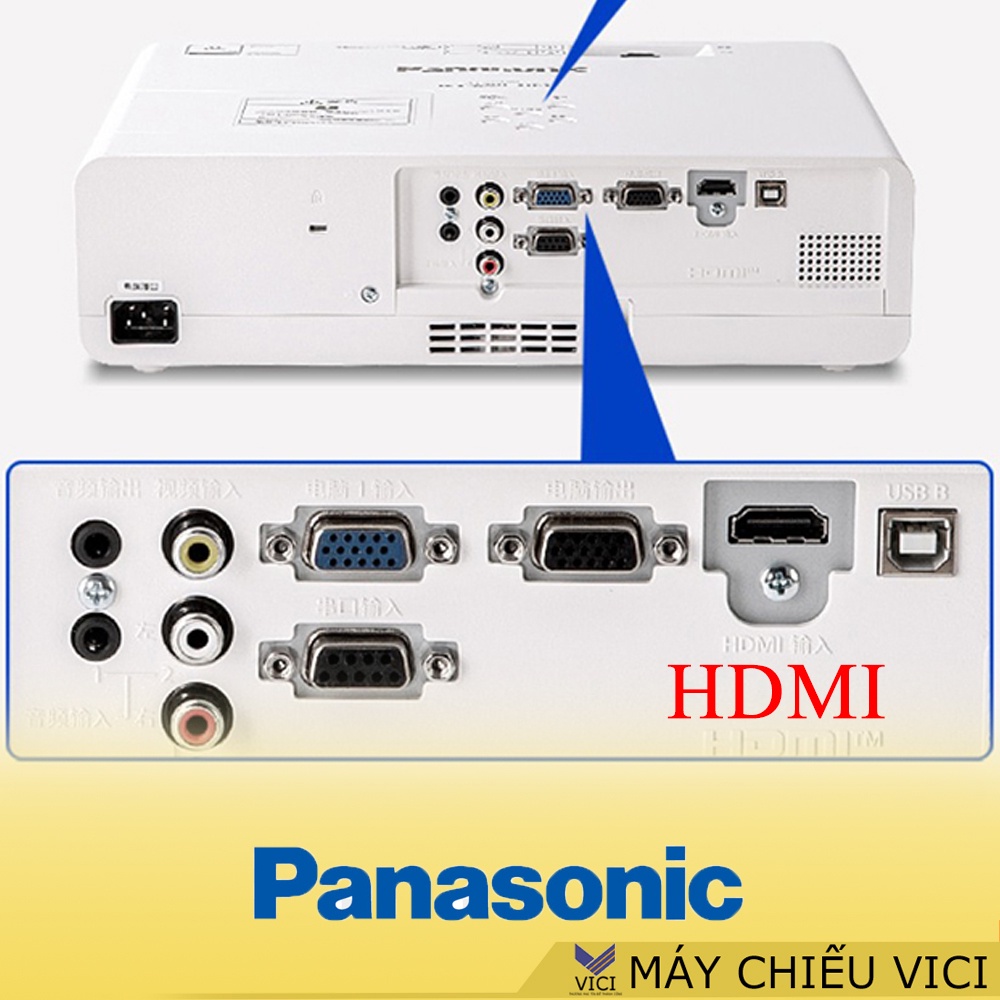 Máy Chiếu Cũ Panasonic PT-X303C, Trình chiếu rõ nét sáng đẹp ban ngày, Bảo Hành 3 Tháng, Tặng Kèm Túi Xách