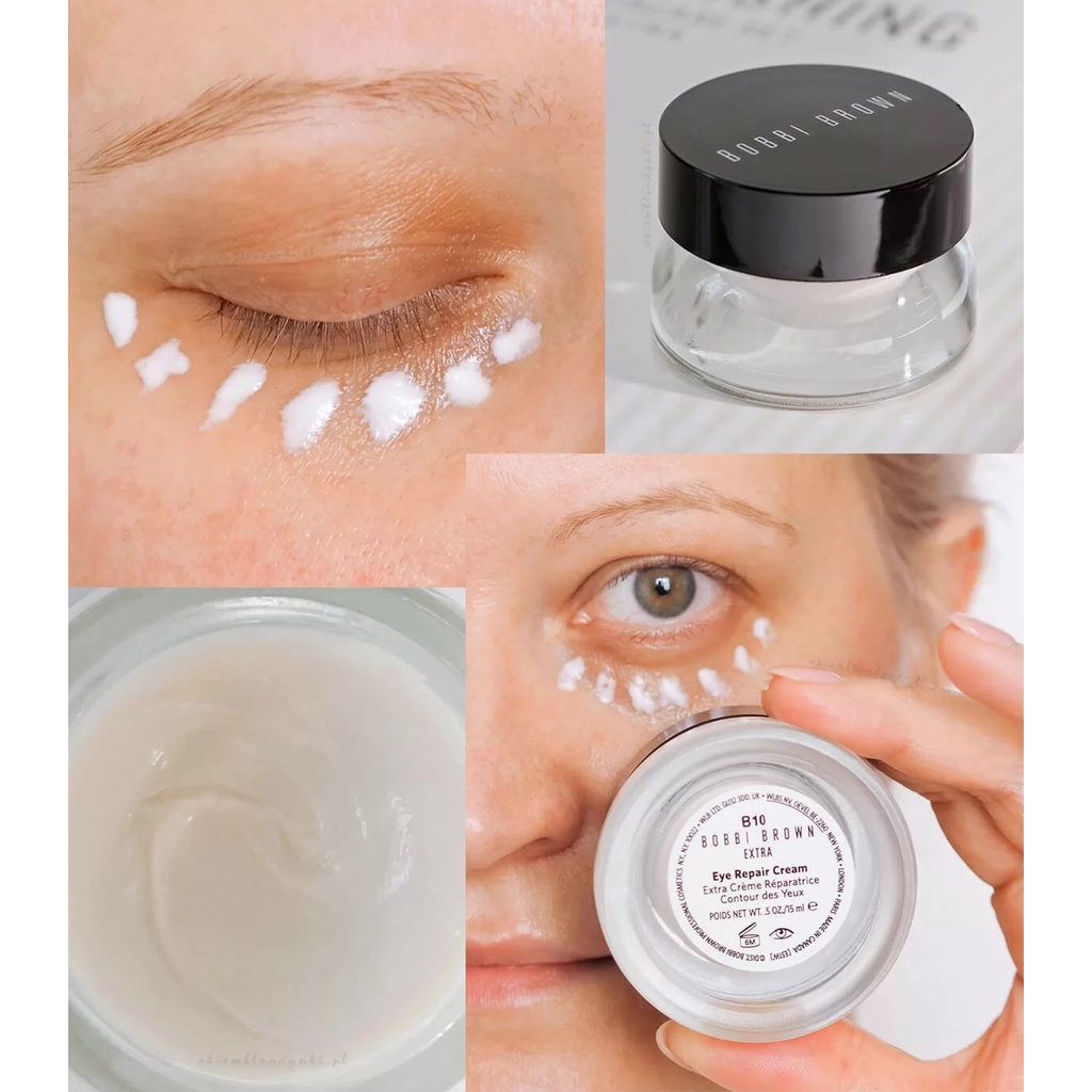 Kem Mắt Giúp Dưỡng Ẩm, Làm Sáng và Giảm Quầng Thâm, Giảm Nếp Nhăn Bobbi Brown Extra Eye Repair Cream 15ml