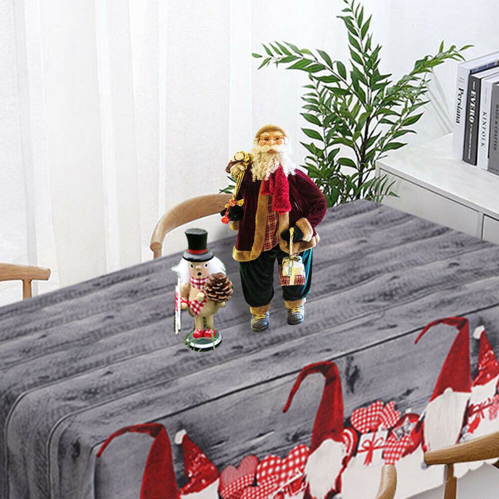 Khăn Trải Bàn Hình Chữ Nhật Sang Trọng Trang Trí Giáng Sinh Năm Mới