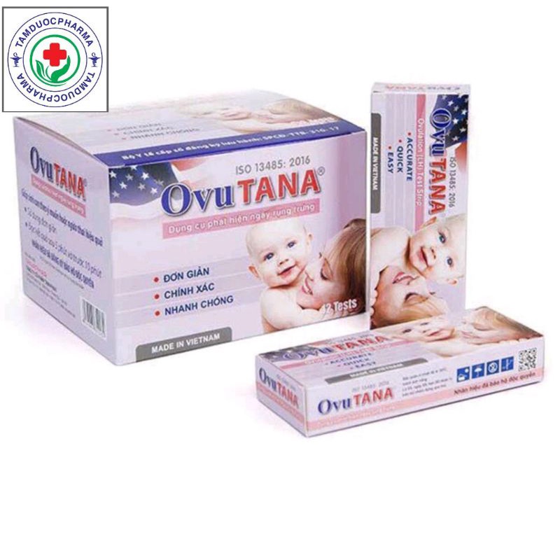 Que thử rụng trứng Ovutana, que test nhanh rụng trứng ovu tana chính xác, chính hãng