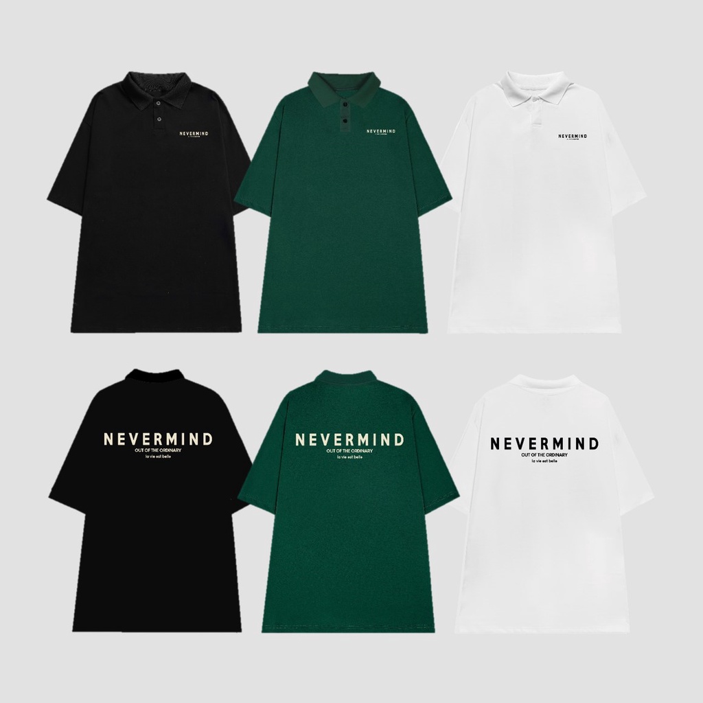 ÁO THUN FORM RỘNG NVM BASIC POLO, VẢI THUN 2 CHIỀU COTTON 250GSM