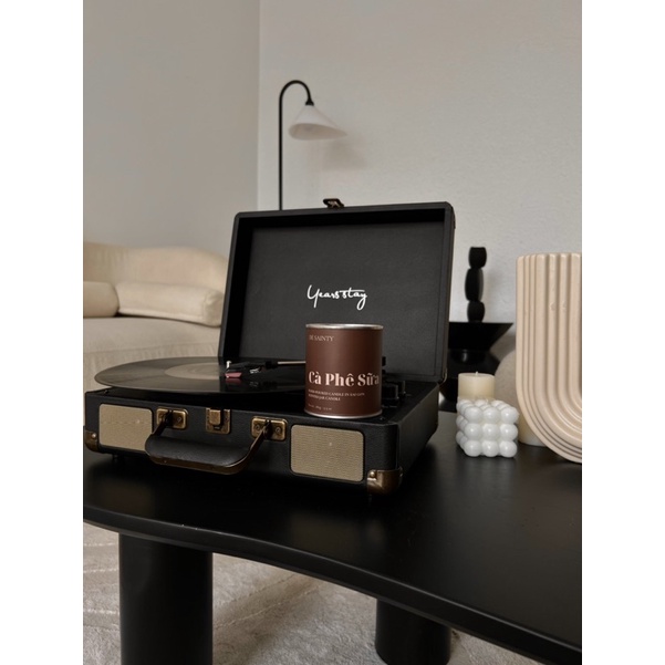 Nến thơm phòng ngủ hộp thiếc CÀ PHÊ SỮA