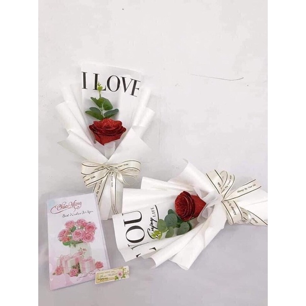 🌱Cành lá táo 1 nhánh điểm hoa sáp,hoa lụa - HN🌱