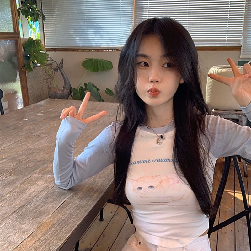 IELGY  IELGY  Áo Lửng Dáng Ôm Thiết Kế Cảm Giác Thời Trang Cho Nữ