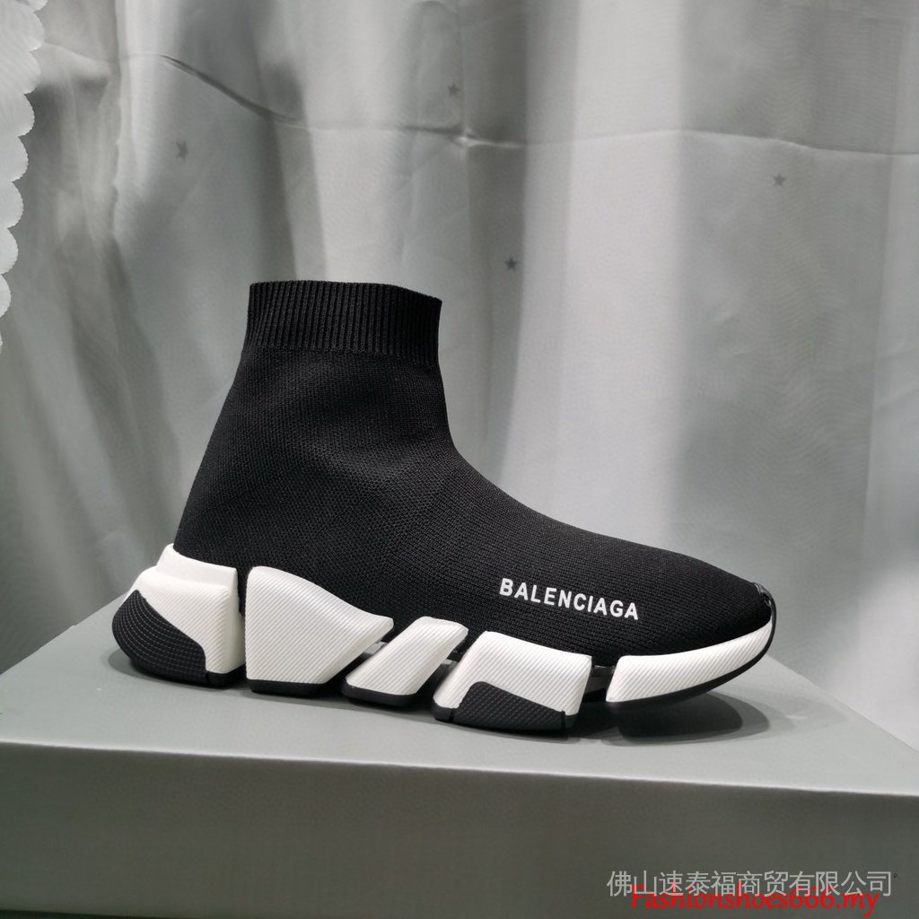 Giày Sneaker Balenciaga Speed 2.0 100% Vải Lưới 3D EMTQ 7ZPE Thời Trang Cho Cặp Đôi