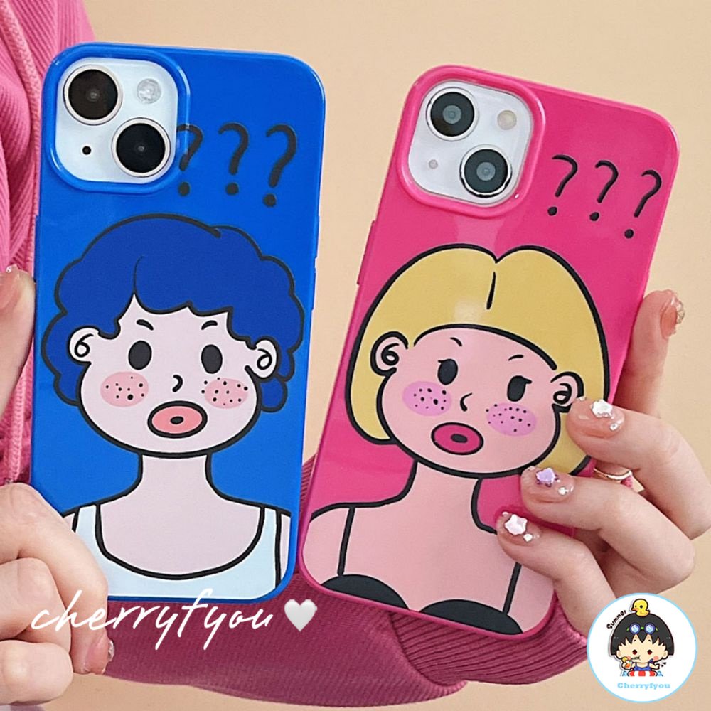 Ốp Điện Thoại TPU Mềm Chống Mồ Hôi Chống Bụi In Hình Cô Gái Hoạt Hình Cho IPhone 14 13 12 11 Pro Max XS XR 8 7 Plus