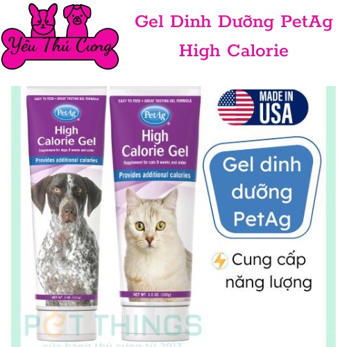 Gel Dinh Dưỡng Cho Chó PetAG Calories 100g (Nhập Khẩu USA) - YÊU THÚ CƯNG