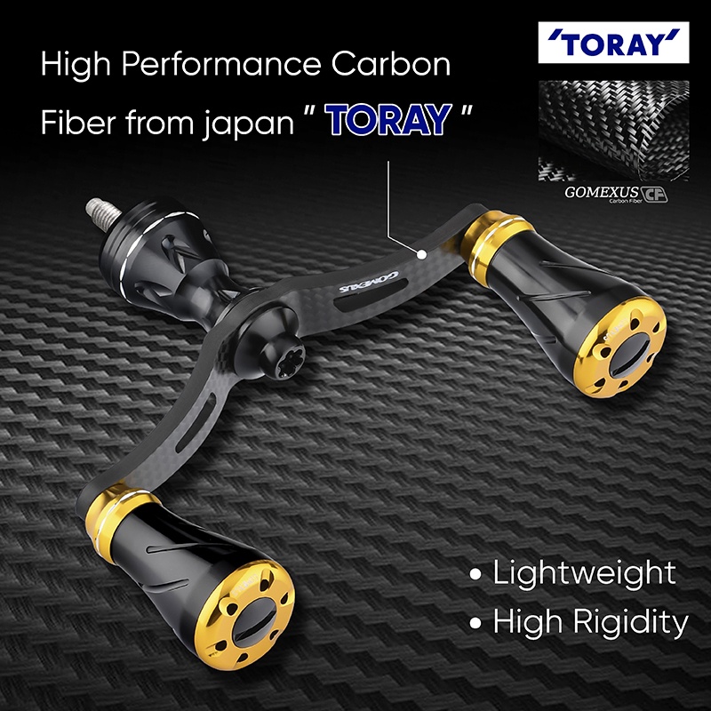 GOMEXUS Máy Câu Cá Mini Bằng Carbon 82mm TORAY Chuyên Dụng Cho Ryobi Ultra power Monster Ultra lite