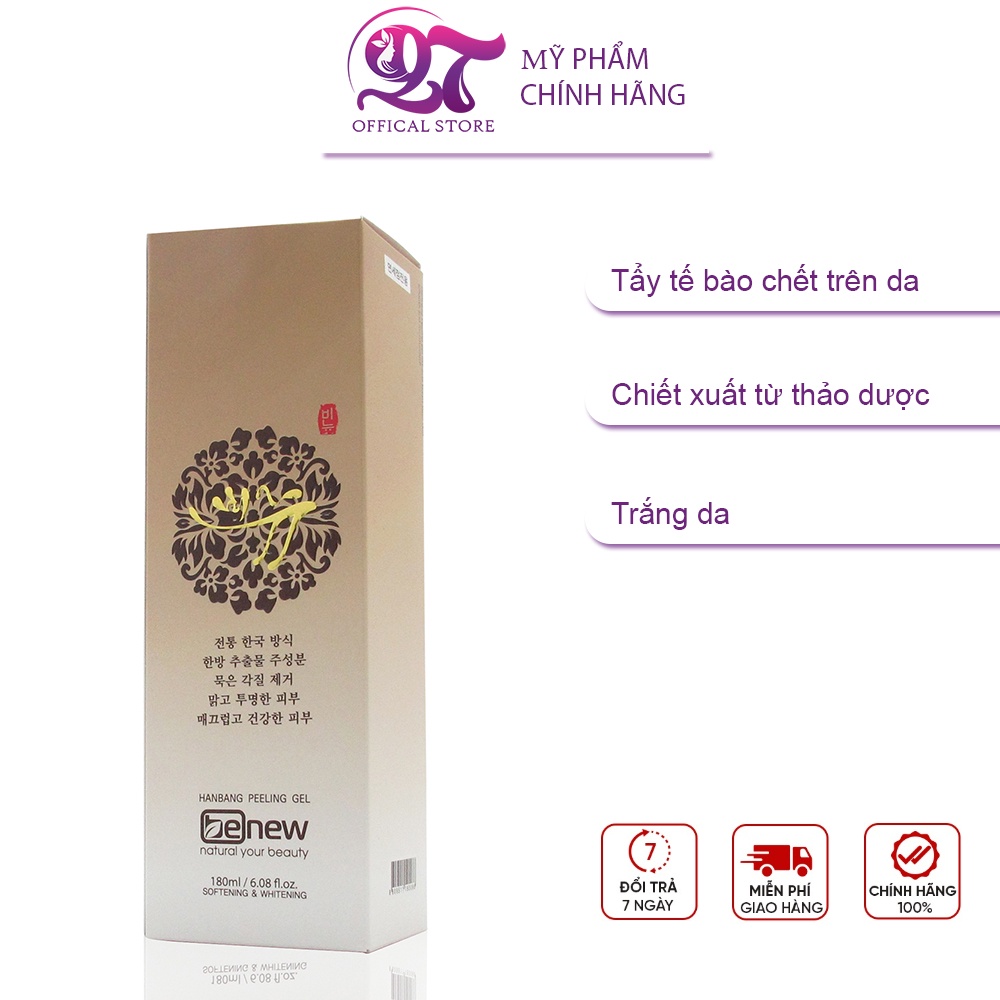 Tẩy tế bào chết làm trắng da Benew Hanbang Peeling Gel 180ml