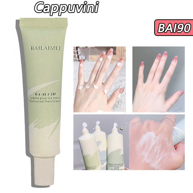 3 Tuýp kem dưỡng ẩm da tay CAPPUVINI 40g * 3 tiện lợi