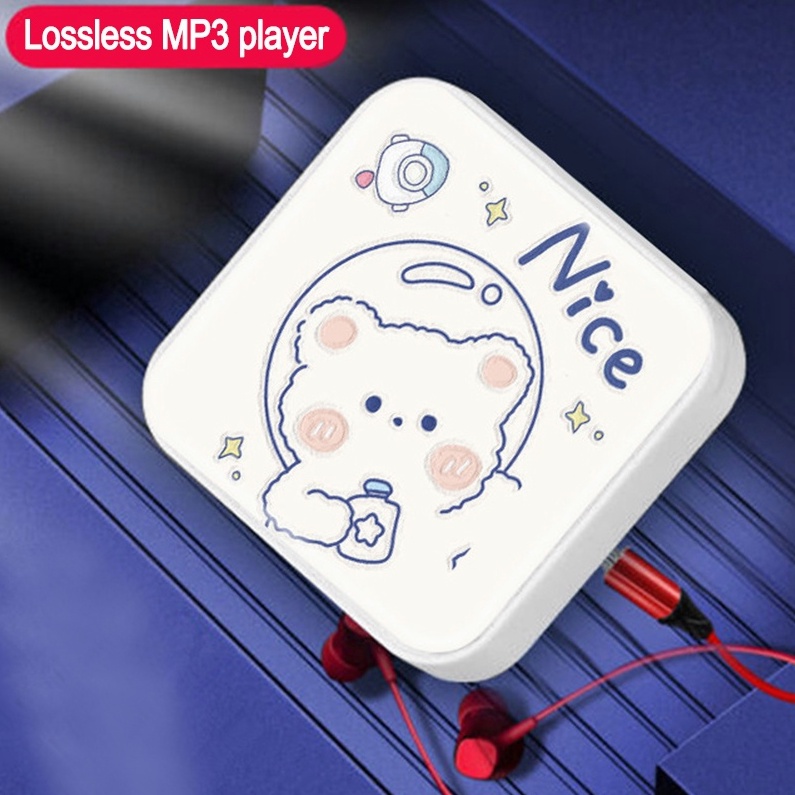 Máy Nghe NhạC MP3 Mini HoạT HìNh + CáP USB + Tai Nghe