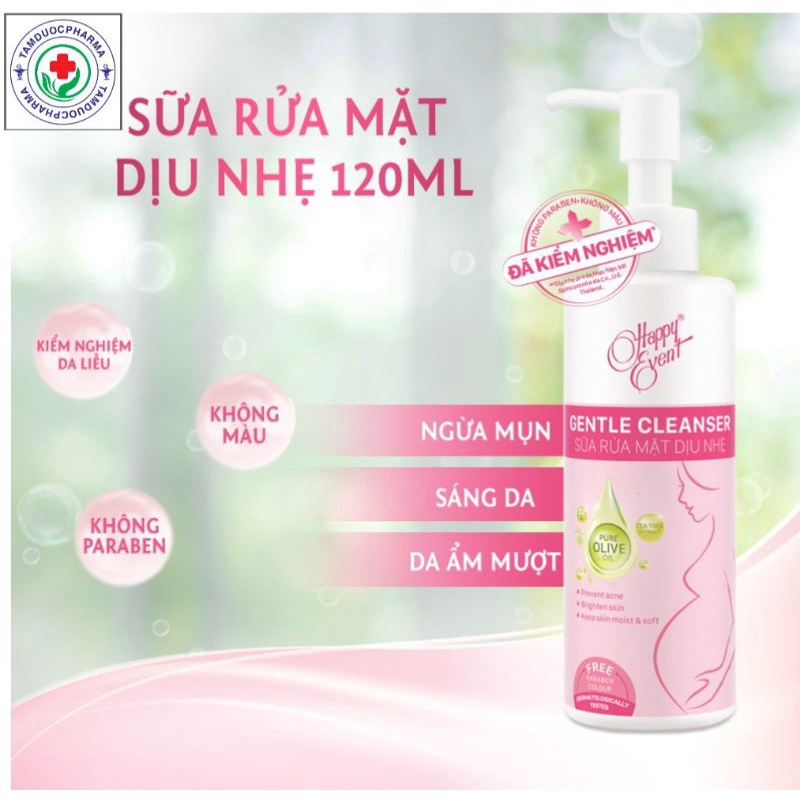 SỮA RỬA MẶT DỊU NHẸ HAPPY EVENT GENTLE CLEANSER 120ml