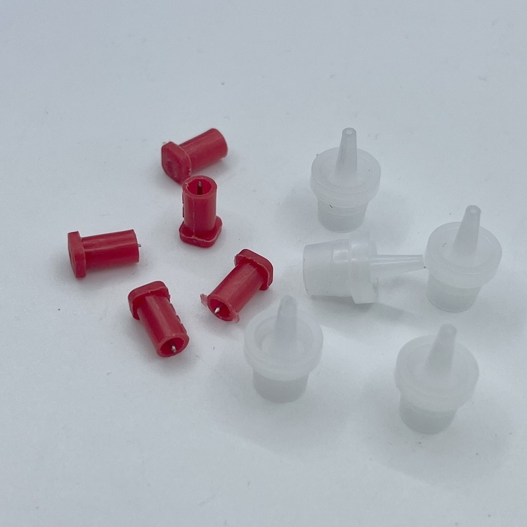 Đầu keo mới thay thế vòi chai keo nối mi cũ - CÂY CHỌT NẮP KEO ( túi 5+5 đầu nút ) _ Dụng cụ nối mi _ Quyên Quyên