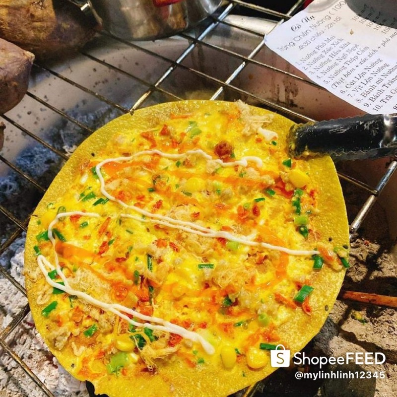 1kg bánh tráng nướng mè vàng 45k