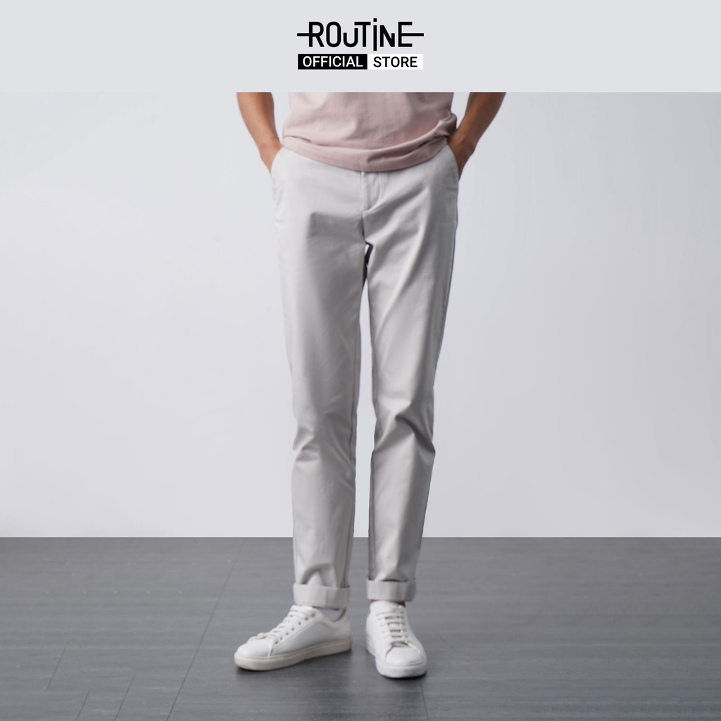 Quần Kaki Nam Cotton Spandex Form Slim - Routine 10F21PCA001CR1