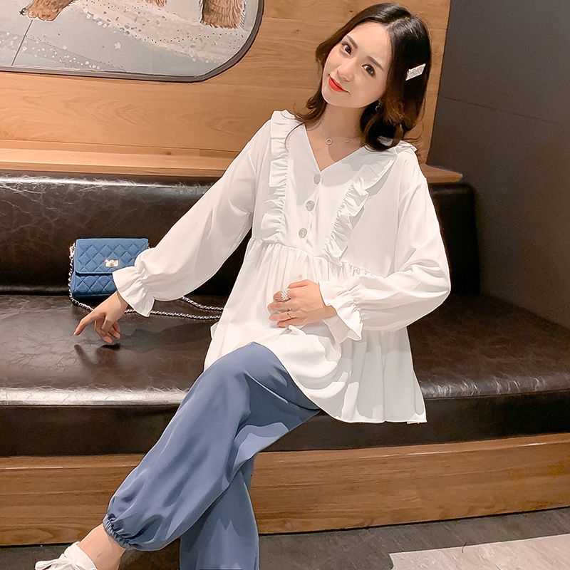 Áo Sơ Mi Tay Dài Dáng Rộng Phong Cách Thời Trang Mới Dành Cho Nữ Có Size Lớn