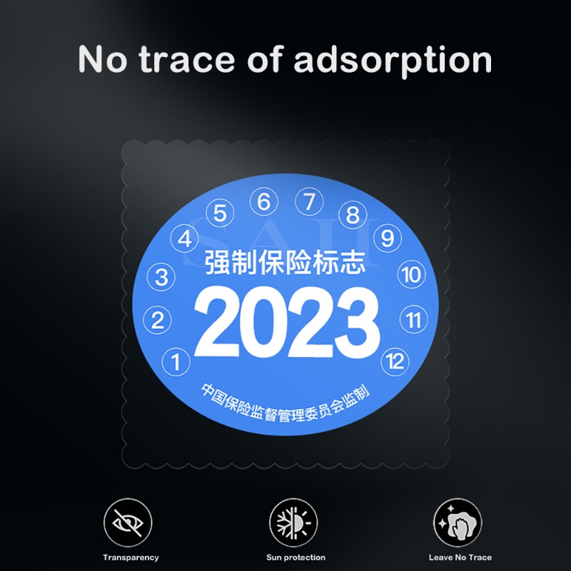 Set 3 Miếng Dán Kính Xe Hơi Bằng PVC Trong Suốt Chống Dấu Vân Tay Đa Năng