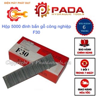 Hộp 5000 đinh bắn gỗ công nghiệp F30-Dùng cho các dòng máy bắn đinh hơi-điện
