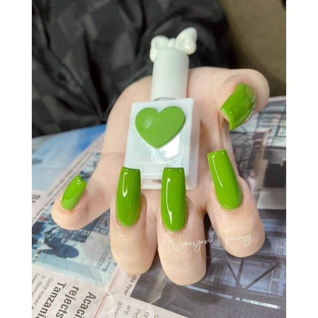 Set Sơn Gel Trái Tim Nơ Macaron 58 Màu Chính Hãng Dung Tích 15ml - Tặng kèm 1 cặp base top và bảng màu y hình