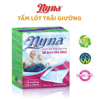 Miếng Lót Y Tế Nyna 10 Miếng kích thước 52 x 70cm tấm trải giường kháng