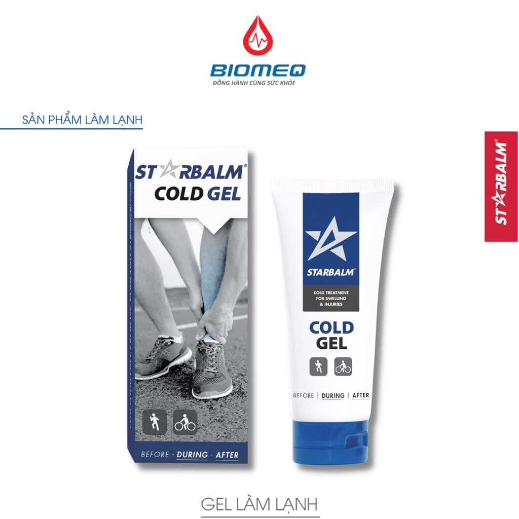 Gel làm lạnh Starbalm Cold Gel 100ml 25 ml làm lạnh cơ xử lý chấn thương, căng cơ,bầm tím bong gân khớp