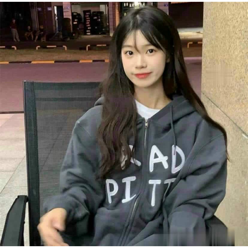 Áo Khoác Nỉ Nữ Nón Lớn Trùm Đầu In Chữ Phong Cách Trẻ Trung Thời Trang Mới NEW UNISEX