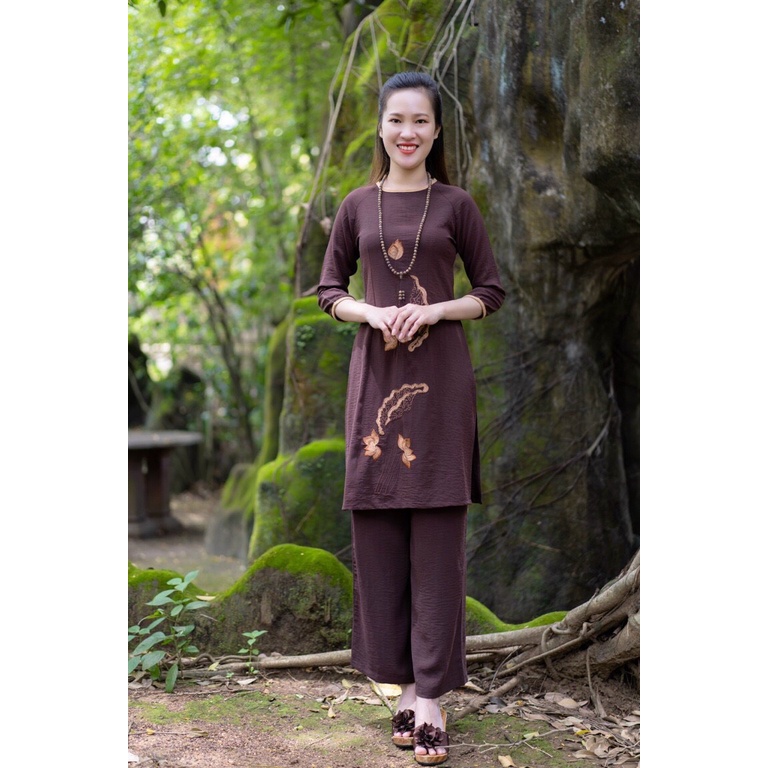 ÁO DÀI CÁCH TÂN-ĐỒ LAM ĐI CHÙA