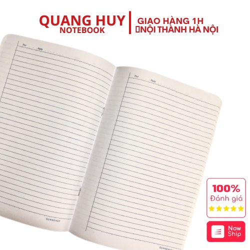 Vở viết 4 mùa, Vở kẻ ngang 80 trang Quang Huy 4 Mùa - Tập học sinh kẻ ngang ghi chép khổ b5 luyện chữ giấy trắng