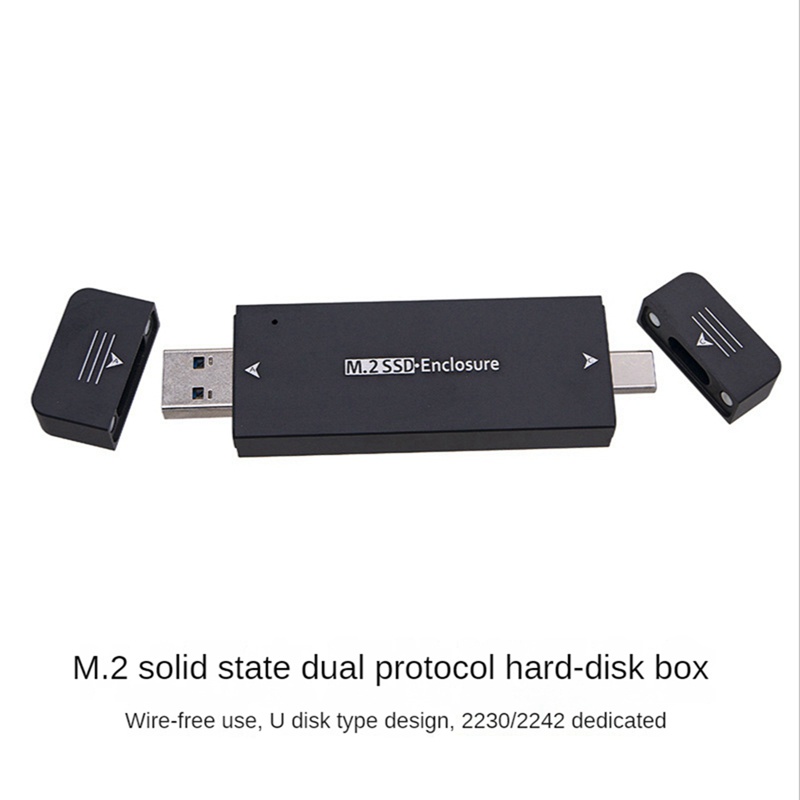 Hộp Đựng Ổ Cứng Ngoài M.2 SSD USB 3.1 Type C Cho Windows / Linux 2230 2242