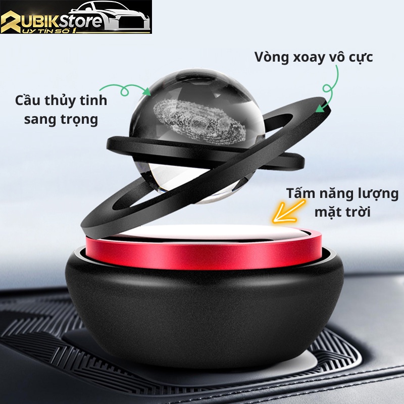 Con quay vô cực, nước hoa ô tô, tinh dầu ô tô, máy khuếch tán tinh dầu năng lượng mặt trời.