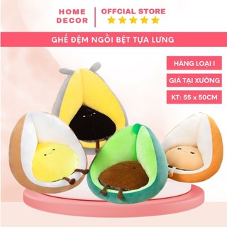 Ghế bệt tựa lưng nhồi bông kích thước 55x50cm, đệm ngồi bệt, lót ghế, decor phòng nhiều mẫu xinh xắn