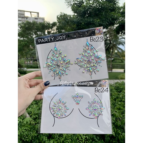 ĐÁ DÁN MAKEUP NỬA MẶT & BODY CRYSTAL MỚI