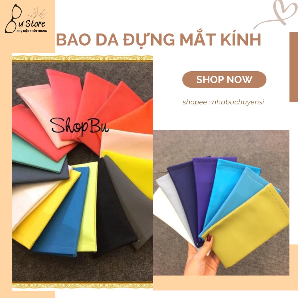 Bao da đựng mắt kính bảo vệ mắt kính
