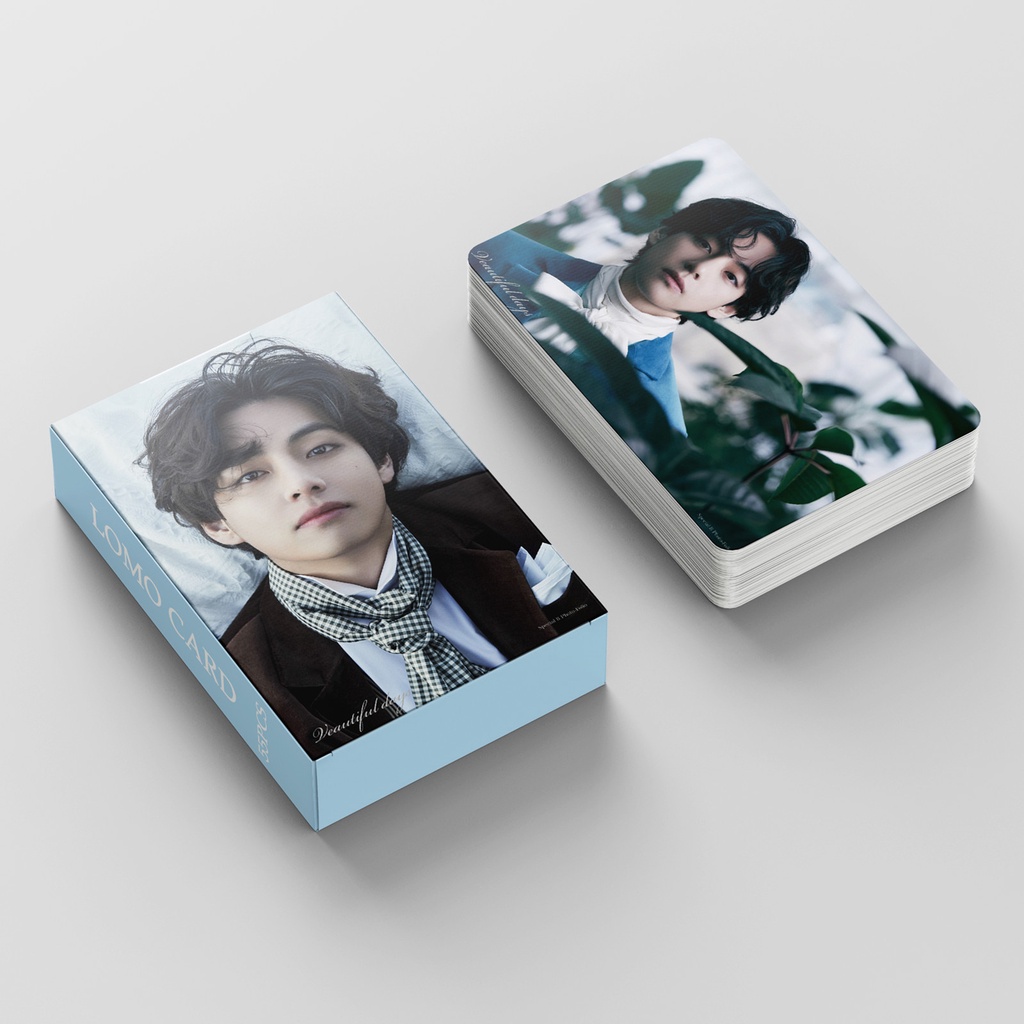 BTS V Album Veautiful Day JIMIN ID : Chaos Photocard Bangtan Boys DALMAJUNG Proof 《Yet To Come》2022FESTA V JUNGKOOK Lomo Card 54pcs/box