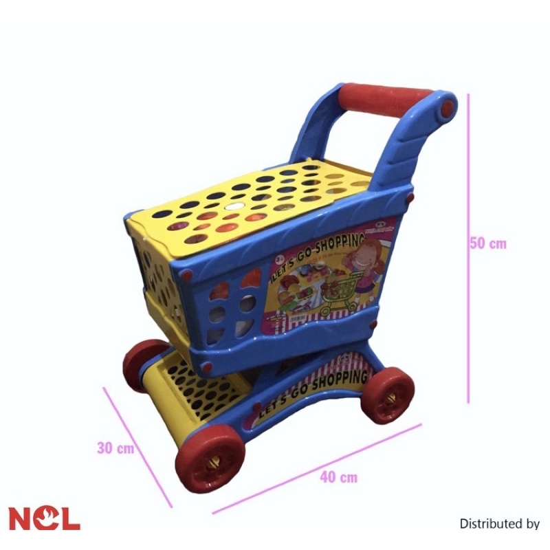 Xe siêu thị kèm bộ làm bếp ko nhạc