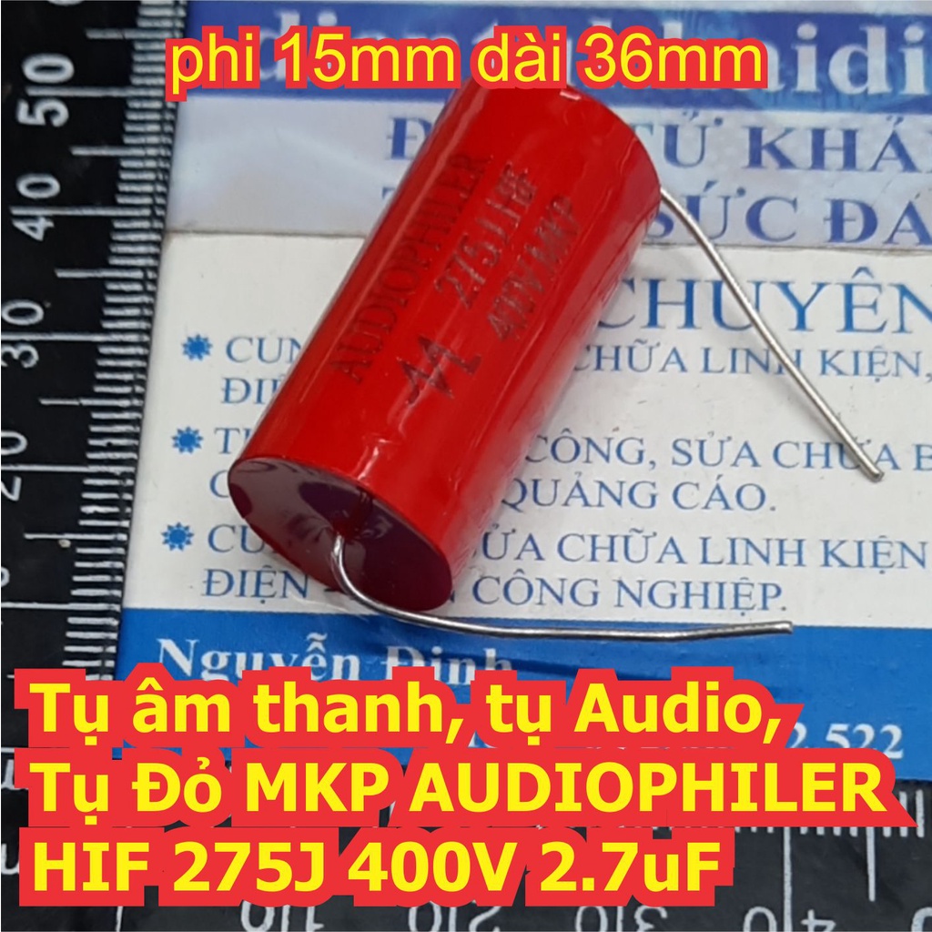 Tụ âm thanh Audio Tụ Đỏ MKP AUDIOPHILER HIF 400V 0.47uF~20uF 474 105 155 225 275 335 475 565 685 825 106 126 206 kde7644