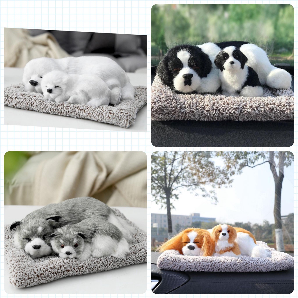 Chó mèo bông than hoạt tính khửi mùi trang trí xe ô tô nhà cửa phòng làm việc,quà tặng đồ chơi trẻ em
