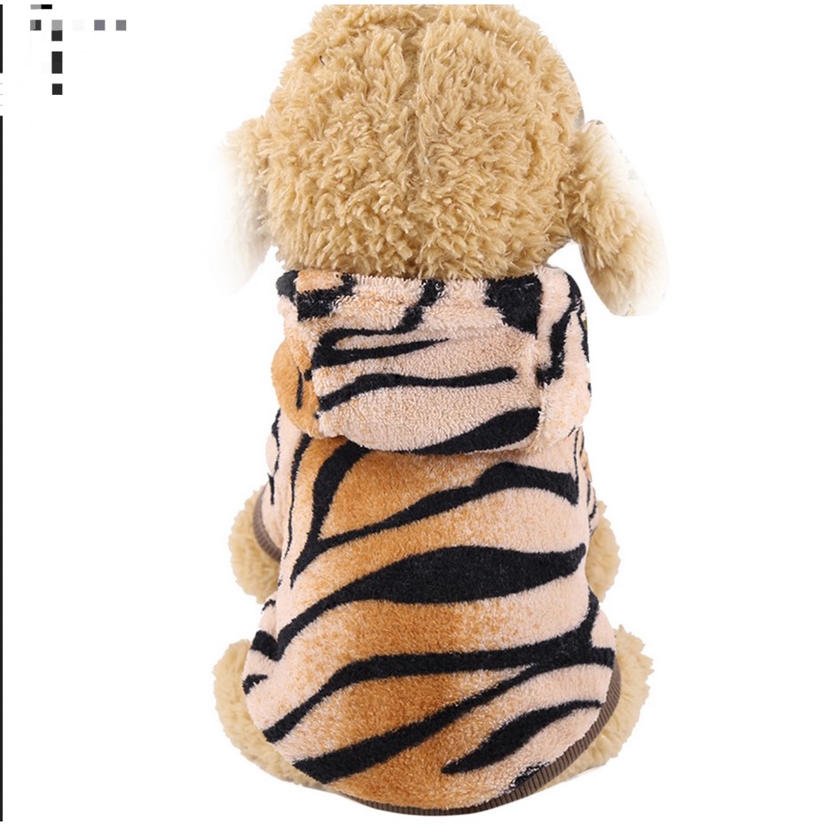 Quần áo ấm  cho chó mèo mùa đông, Áo hoodie 4 chân cosplay khủng long, bò sữa Áo khoác cho chó cưng Trang phục cho chó