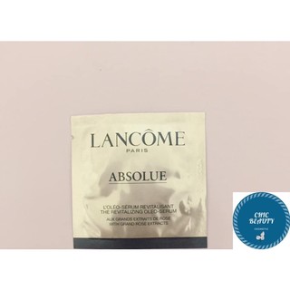 Gói tinh chất chống nhăn, tái tạo da Lancome Absolue the revitalizing  Oléo Serum [ combo 10 gói ]