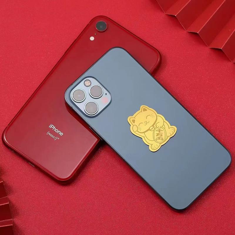 Miếng Dán Trang Trí Cốc Nước Bằng Kim Loại Chống Thấm Nước Họa Tiết Hoạt Hình Dễ Thương