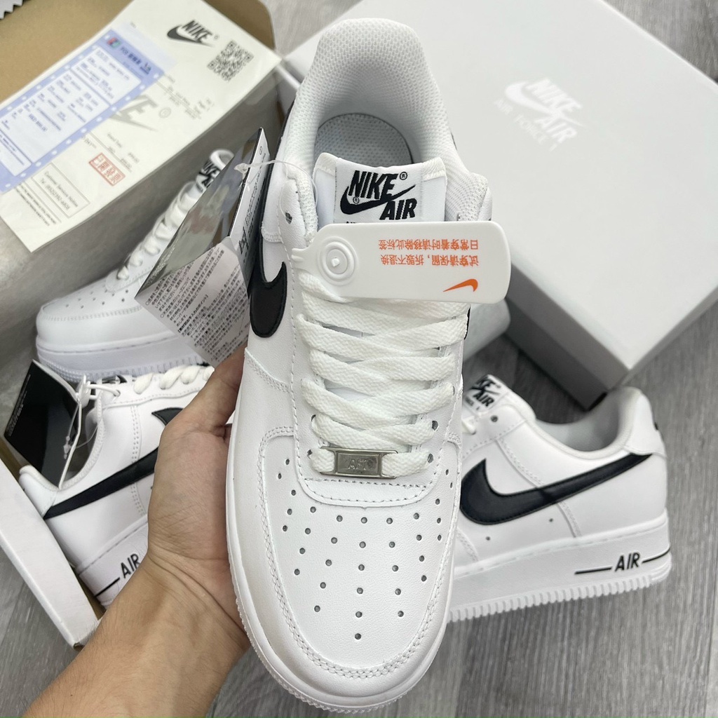 Giày AF1 Nike Air Force 1 Trắng Vệt Nâu Giày Sneaker Nam Nữ Nike AF1 Đi Học Đi Chơi G09