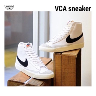Giày thể thao Blazer MID 77 cổ cao màu trắng bản tiêu chuẩn nam nữ đều đi được dễ phối đồ .sneaker hot nhất 2022!
