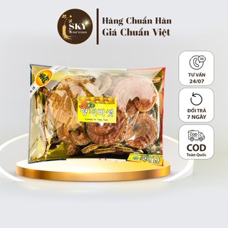 Nấm hộp lụa có chân cao cấp Hàn Quốc, Linh chi núi đá có chân, Nấm linh chi hàn quốc