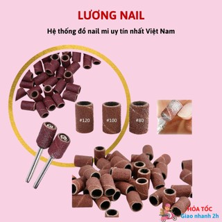 Túi 100 giấy nhám lắp đầu mài