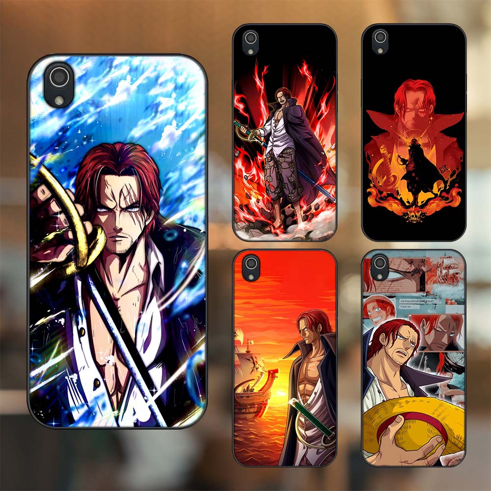 Ốp lưng Vivo Y91c viền đen in hình Shanks One Piece Đảo Hải Tặc