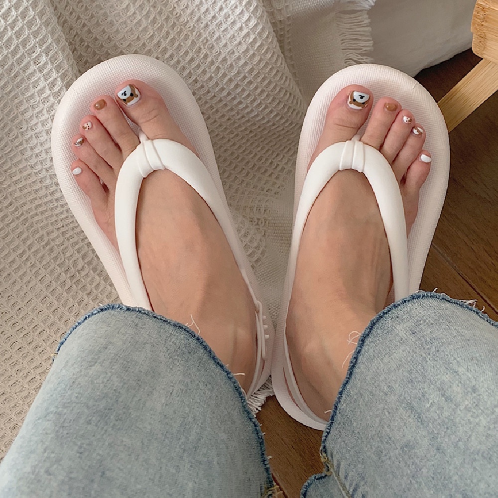 【EVEANOBQY】Giày Sandal Đế Mềm Thời Trang Đi Biển Mùa Hè Cho Nữ