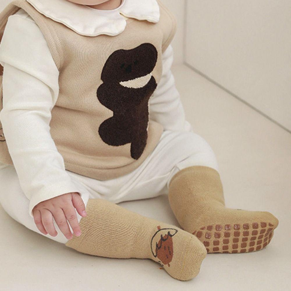 Đôi Vớ Ngủ Đế Silicon Dễ Thương Dành Cho Trẻ Em Và Người Lớn